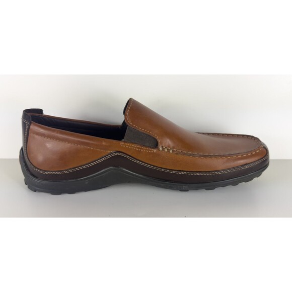Cole Haan Tucker Venetian Shoes Mens Size 11 W Brown Leather Loafer Slip On